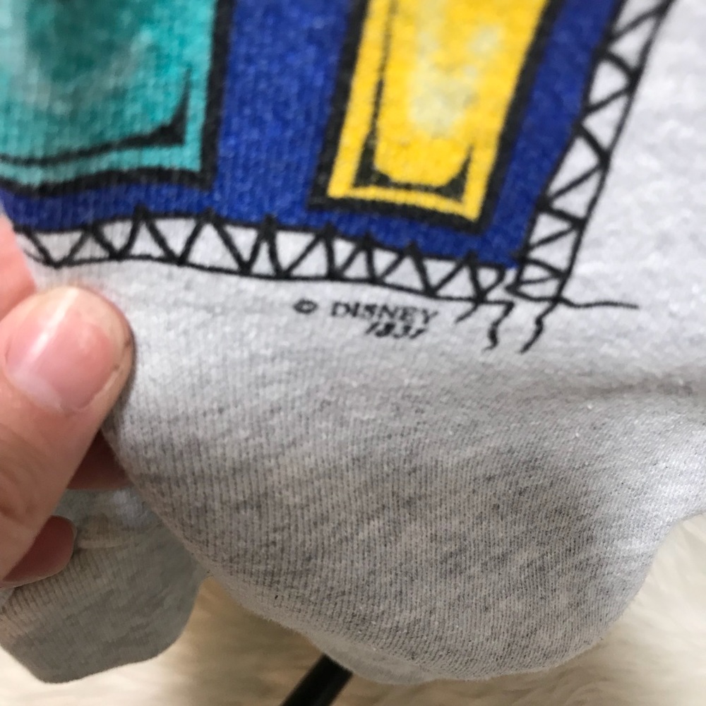 VINTAGE MICKEY MOUSE UNLIMITED ARTIST SWEAT SHIRT - Picture 7 of 8